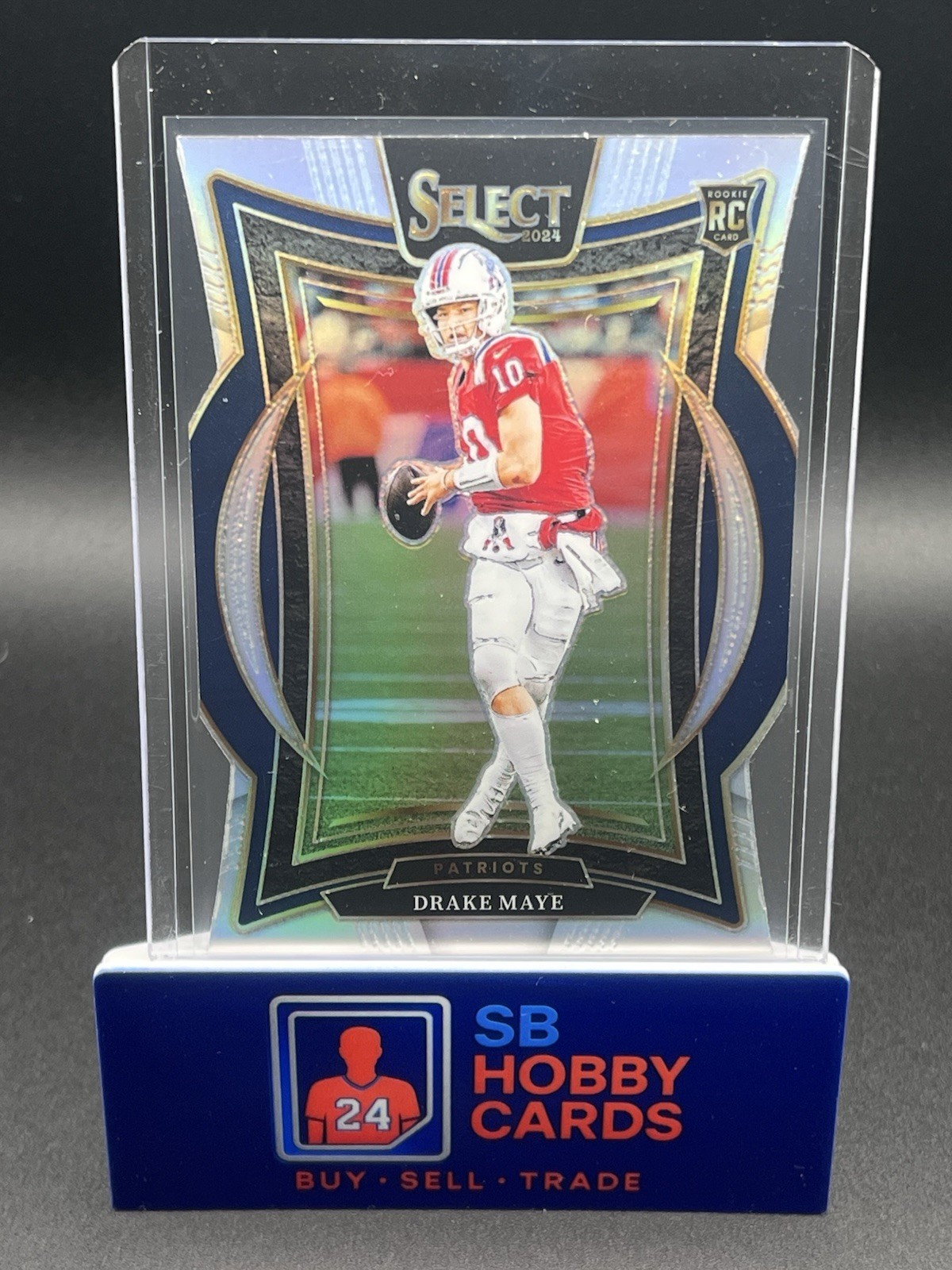 2024 Select Drake Maye Rookie RC Silver Concourse Die Cut Patriots JM1