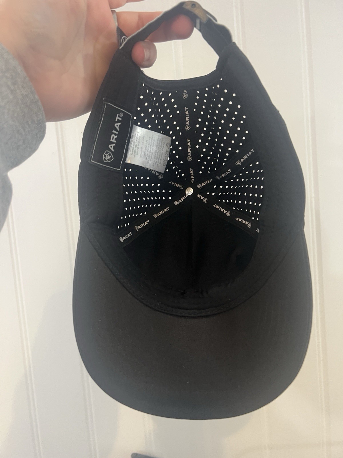 Ariat Tri Factor Cap Black Adjustable - image 6