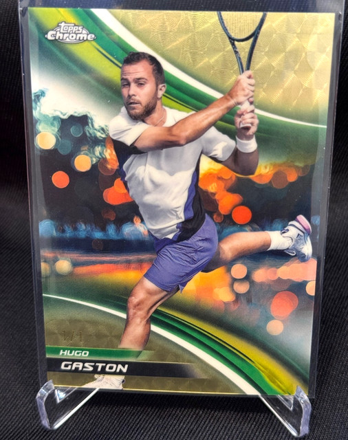 2025 Topps Chrome Tennis Superfractor #1/1 Hugo Gaston #87