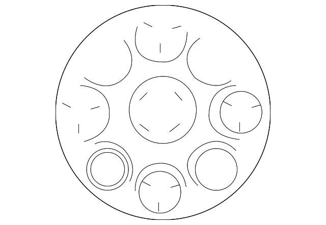 Genuine Nissan Center Cap 40342-1PA0A - Изображение 3 из 4