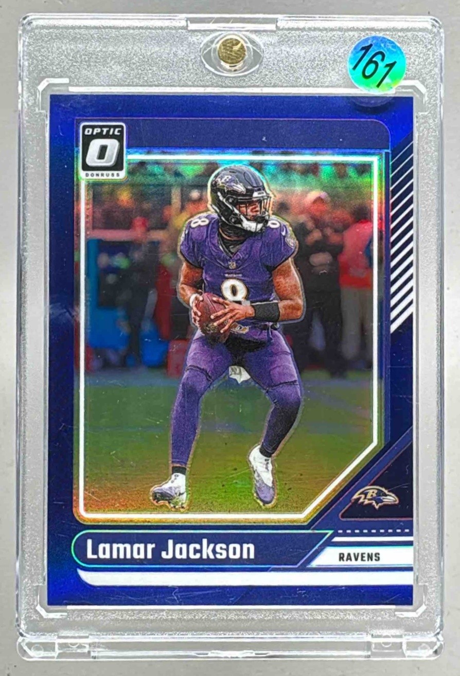 Lamar Jackson 2024 Panini Donruss Optic #13 Blue /199