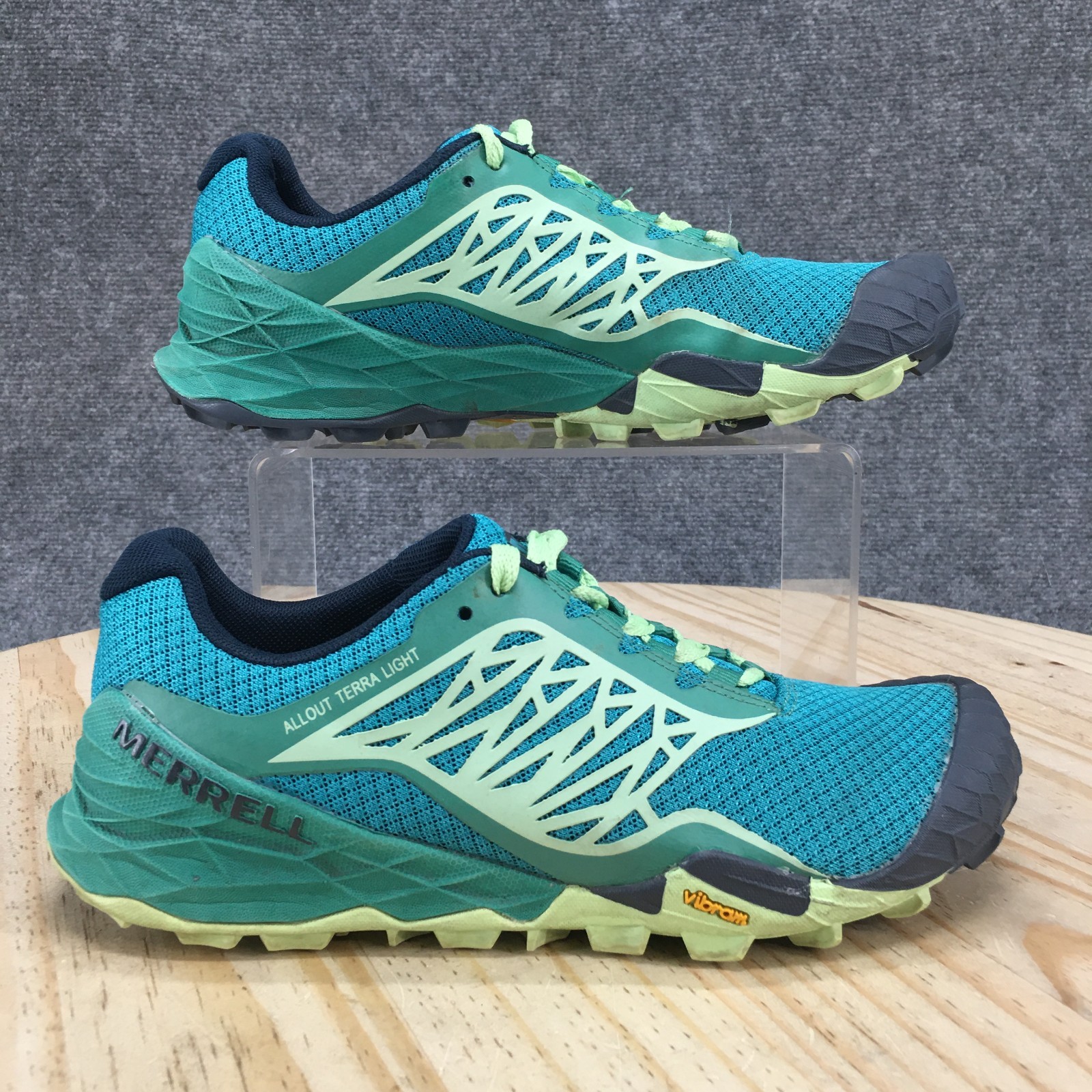 Merrell Scarpe Donna 6 All Out Terra Sneakers Leggere Verde Teal Stringate J35546