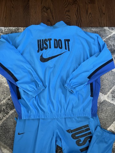 Nike Air DNA Woven Pants & Jacket Sweatsuit Blue Sz XXL - Picture 2 of 11