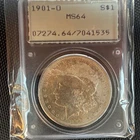 (RATTLER) 1901-O Morgan Silver Dollar $1 PCGS MS64