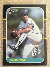 1987 Donruss David Cone Rookie #502 Royals