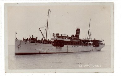 SS ''ARCTURUS'': Finnland Dampfschiff Co Versandpostkarte (C92178)