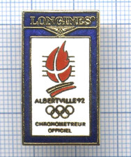 Pin's Longines Watch Olympic Games Albertville Olympic Games 1992 Olympic Games