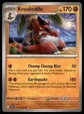 Krookodile 117/198 Uncommon Scarlet & Violet Pokemon NM