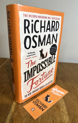 The Impossible Fortune by Richard Osman SIGNED & DATED 2025 UK 1/1 HB + Bookmark