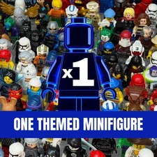 1 RANDOM THEMED LEGO MINIFIGURE Star Wars, Disney, DC, MARVEL, Harry, CMF, etc!!