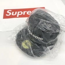 Supreme Jerseys Box Logo New Era FW24 Collection Baseball Cap Black Size 7 5/8