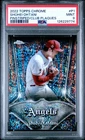 2022 Topps Chrome Pinstriped/Club Plaques #P1 Shohei Ohtani PSA 9 / Angels