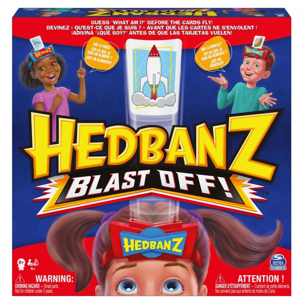 778988383940 Играть в онлайн игру Hedbanz Blast off Spin Master 7990₽