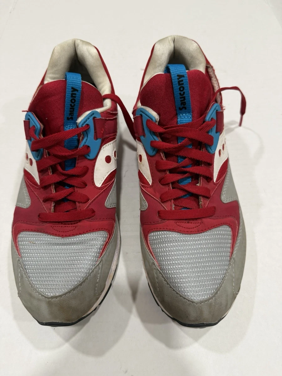 Saucony Grid 9000 Red Light Grey for sale | eBay