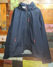 HELLY HANSEN Men s 2.0 Crew Hooded Jacket Color: Blue Helly Tech XXL
