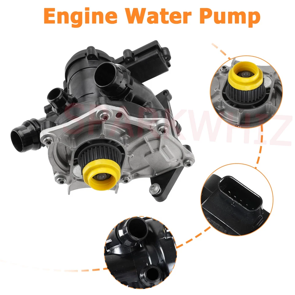 Conjunto de carcasa termostato bomba de agua para VW Golf Passat Tiguan AUDI A3/S3 A4 Foto 3 de 4