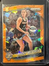 2025 Panini WNBA Prizm Basketball Maddy Westbeld 138 Orange Ice Prizm (RC)