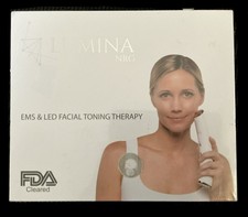 Lumina NRG EMS & LED Facial Toning Device white NEW Sealed