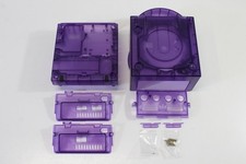 NEW Nintendo GameCube Console Clear Purple Replacement Shell Housing DOL-001/101