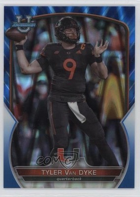 2022 Bowman U Chrome Blue RayWave Refractor 3/199 Tyler Van Dyke #7 1i99