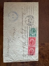 World War 1 censored mail south Africa to Utrecht, Holland 1915