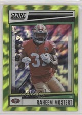 2022 Score Electric 45/99 Raheem Mostert #168 10xd