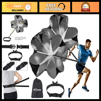 KUYOU Running Speed Training Speed Chute Resistance Parachute for Speed and Acce