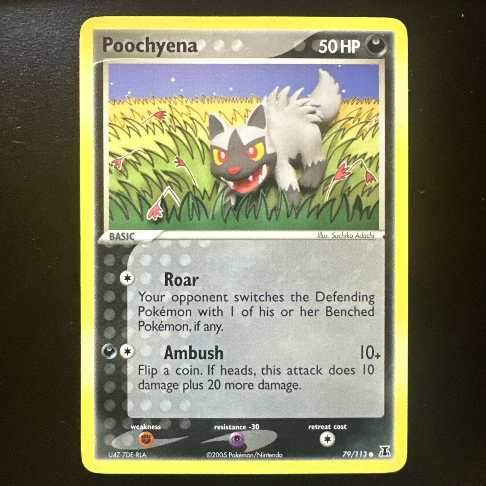 POOCHYENA 79/113 EX Delta Species Pokemon TCG Regular Common 2005 NM