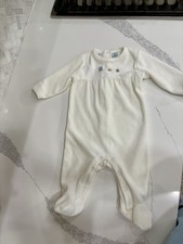 Feltman Brothers Velour Train Rompers NWOT 6-9 Months