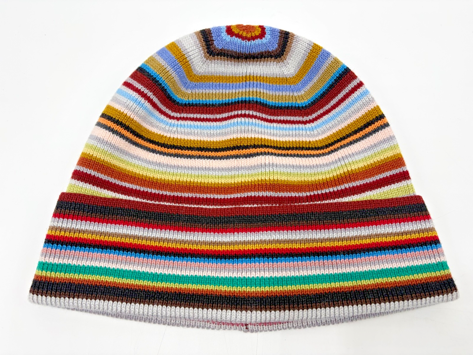 PAUL SMITH 'Signature Stripe' Virgin Wool Beanie Hat  *Classic*