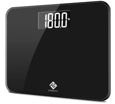 Digital Bathroom Scale 440lb, Extra Wide Platform, Large Backlit LCD