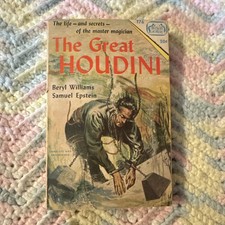 The Great Houdini by Williams  Epstein, 6th Print 1962, Magic, Illustrated
