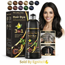 Hair Dye Shampoo Natural Instant Hair Colour Coverage Hair Shampoo for Men Women