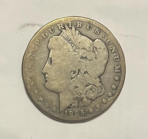 1885-CC Good Morgan Silver Dollar