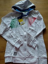 Damen Sweatjacke Pulli Italien Weiß M 40/42 ...