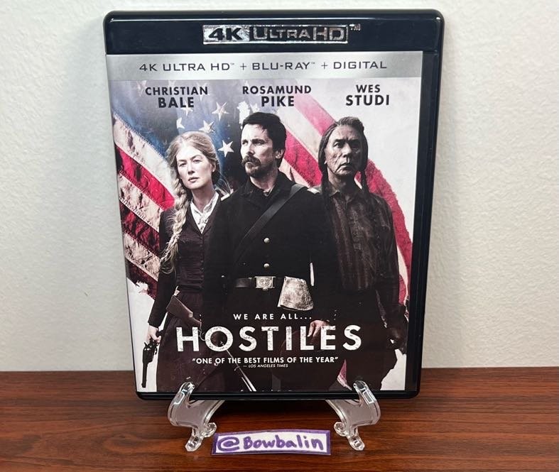 Hostiles 2017 4K UHD Blu-ray Digital Christian Bale Rosamund Pike Scott Cooper !