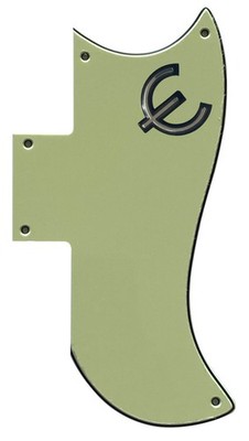 Pick Gibson SG 61 Style Guitar Pickguard W/Metal e Scratch Plate,Vintage Green