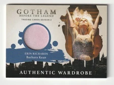 2017 Cryptozoic Gotham Season Two Wardrobes Erin Richards As Barbara Kean