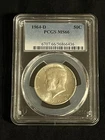 1964 D Kennedy Half Dollar PCGS MS66 - UNCIRCULATED - LUSTER - CERTIFIED - 50C