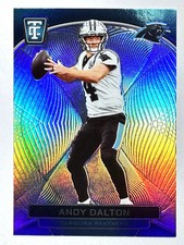 ANDY DALTON Panthers 2024 Panini Totally Certified MIRROR PARALLEL Card #14