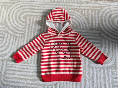 74 80 Topomini kuscheliger Kapuzenpullover Hoodie wie neu Junge