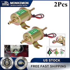 2 Packs 12v Electric Fuel Pump Hep-02a Universal Inline Low Pressure Gas Diesel 2 Packs 12v Electric Fuel Pump Hep-02a Universal Inline Low Pressure Gas Diesel