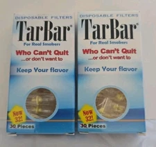 (2 boxes) TarBar Cigarette Filter - Box of 32