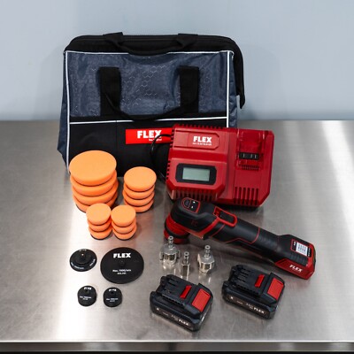 Flex PXE 80 Cordless Mini Polisher Kit Added 2
