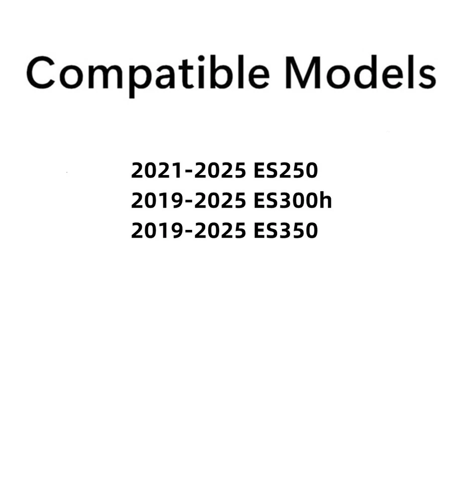 Ajuste 19-25 Lexus ES250 ES300h ES350 Driver Lateral Esquerdo Porta Frontal Janela Vidro LAMI - Imagem 4 de 4