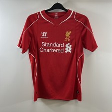 Liverpool Home Football Shirt 2014/15 Adults Small Warrior C430