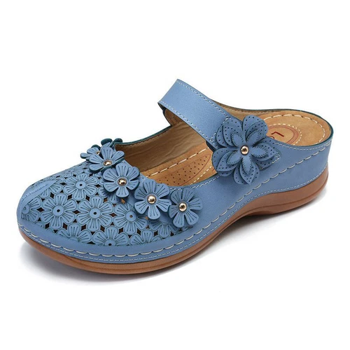 Damen Frauen Keilabsatz Sandalen Mode Slipper Hausschuhe Sommer Anti-Rutsch Freizeit - Bild 6 von 26