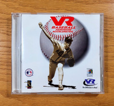 VR Baseball Hardware Accelerated (PC, 1997) CD-Rom Windows 95 Greg Maddux Cover