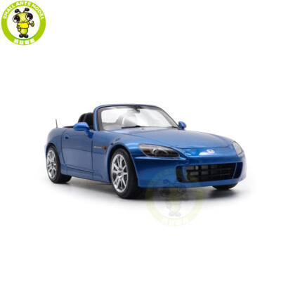 1/18 MOTORHELIX Honda S2000 AP2 Bermuda Blue Pearl Diecast Model