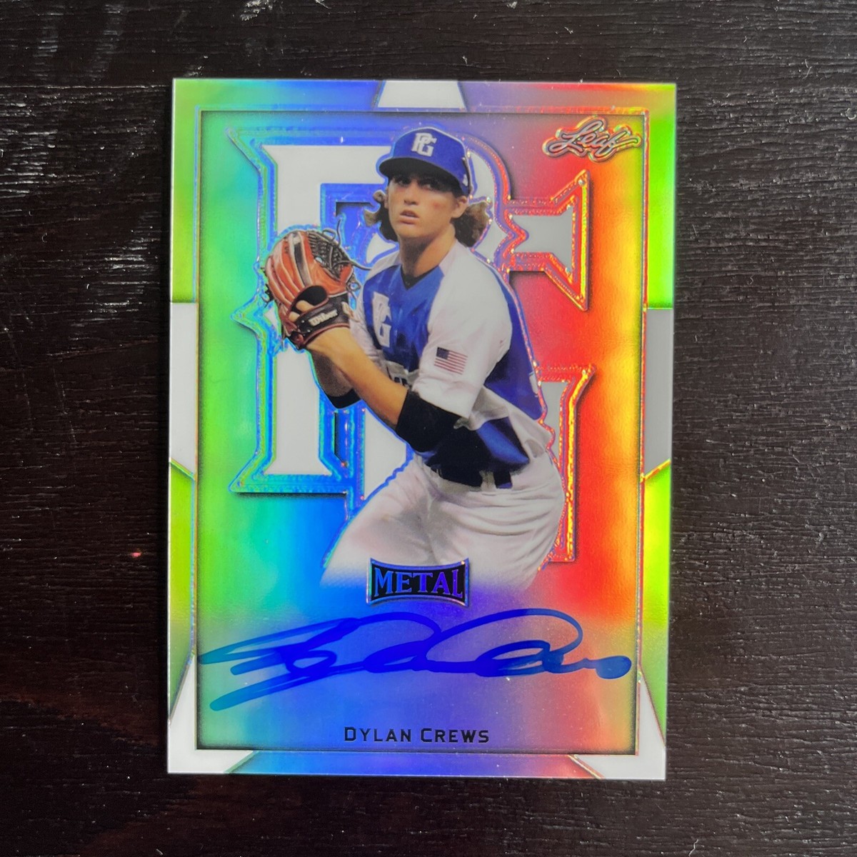 9/99 Leaf Dylan Crews Auto